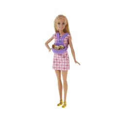 Barbie , playset cuccioli appena nati con bambola bionda, cane che partorisce, 3 cuccioli e funzione cambia colore e accessori per accudirli, giocattolo per bambini 3+ anni><noscript><img width=