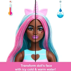 Barbie pop reveal serie frullati – bambola assortita con cerchietto e cucciolo incluso + 8 accessori a sorpresa><noscript><img width=