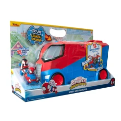 SPIDEY Base mobile di per il trasporto dei veicoli e con diverse funzioni di gioco> Macchinine Bambini