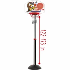 SUN&SPORT Basket da terra – jungle basket – regolabile in altezza da 122 a 173 cm> Giochi Con La Palla