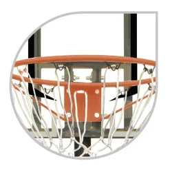 SUN&SPORT Basketball metal 190-260 cm> Gadget E Idee Regalo Per Adulti|Giochi Con La Palla