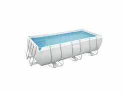 Bestway piscina power steel frame  rettangolare cm. 404x201x100> Piscine Da Giardino