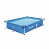 Bestway piscina steel pro frame rettangolare 221x150x43 cm> Piscine Da Giardino