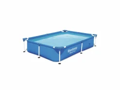 Bestway piscina steel pro frame rettangolare 221x150x43 cm> Piscine Da Giardino