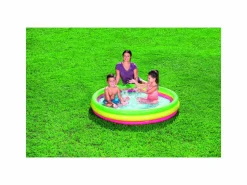 Bestway piscina summer a 3 anelli color con fondo gonfiabile 152x30 cm><noscript><img width=