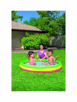 Bestway piscina summer a 3 anelli color con fondo gonfiabile 152x30 cm><noscript><img width=