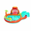 Bestway play center vulcano 265x265x104 cm con fondo gonfiabile, scivolo, spruzzo, gioco con anello e palline> Gonfiabili Per Bambini