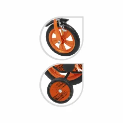 SUN&SPORT Bicicletta 12″ – arancione – freno caliper frontale – borraccia e mascherina frontale incluse – adatta per  bambini dai 3-5 anni> Biciclette Per Bambini