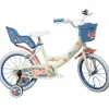 Disney Bicicletta da 16 pollici di stitch, con cestino e portabambole> Biciclette Per Bambini
