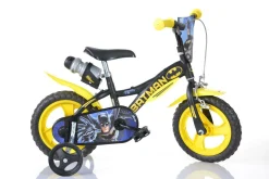 DC COMICS Bicicletta da bambino batman ruota 12 pollici con rotelle, freno e scudo anteriore – adatta a 3-5 anni – ideale per imparare a pedalare in autonomia con massima sicurezza> Biciclette Per Bambini