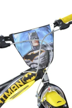 DC COMICS Bicicletta da bambino batman ruota 12 pollici con rotelle, freno e scudo anteriore – adatta a 3-5 anni – ideale per imparare a pedalare in autonomia con massima sicurezza> Biciclette Per Bambini