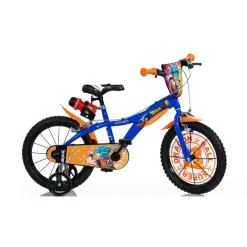 DRAGON BALL Bicicletta 14″ – telaio in acciaio, freni caliper, stabilizzatori> Biciclette Per Bambini