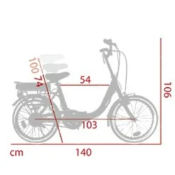 Bicicletta elettrica pieghevole fold bike vf20gr – stile retrò e tecnologia avanzata><noscript><img width=