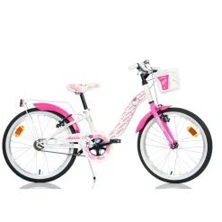 Hello Kitty Bicicletta 20″ – rosa con cestino e accessori – dino bikes> Biciclette Per Bambini