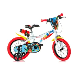 BING Bicicletta per bambini 12″ – telaio in acciaio, ruote in gomma gonfiabili, stabilizzatori di serie e freno anteriore – ideale per bambini di altezza 87-100cm, 3-5 anni> Biciclette Per Bambini