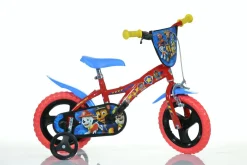 Paw Patrol Bicicletta per bambini 12″ – telaio in acciaio, ruote in gomma gonfiabili, stabilizzatori di serie e freno anteriore – ideale per bambini di altezza 87-100cm, 3-5 anni> Biciclette Per Bambini