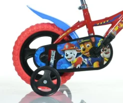 Paw Patrol Bicicletta per bambini 12″ – telaio in acciaio, ruote in gomma gonfiabili, stabilizzatori di serie e freno anteriore – ideale per bambini di altezza 87-100cm, 3-5 anni><noscript><img width=