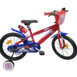 MARVEL Bicicletta per bambini dai 4 ai 6 anni da 16 pollici di spiderman con stabilizzatori laterali> Biciclette Per Bambini