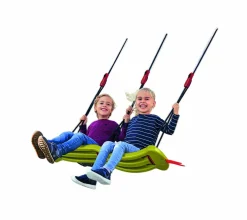 SMOBY Big snake-swing seggiolino altalena 2 posti, in plastica, portata 50 kg, con corde regolabili in altezza, + 5 anni, 800056743> Altalene