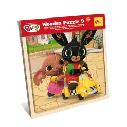 LISCIANI Bing puzzle in legno 9 pezzi – gioco educativo per i più piccoli, display 6> Primi Apprendimenti|Case Delle Bambole