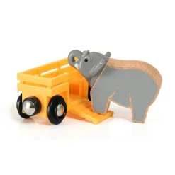 BRIO – vagone con elefante, con attacco magnetico, 3+ anni><noscript><img width=