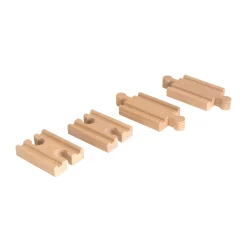 BRIO binari mini dritti – set 4 pezzi – espansione per ferrovia in legno> Veicoli In Legno