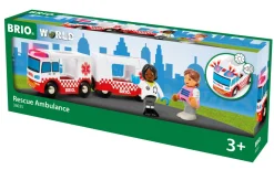 BRIO world – ambulanza di soccorso 36035 | accessori per set di trenini per bambini dai 3 anni in su> Costruzioni In Legno