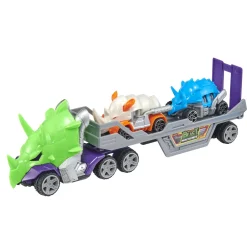MOTOR & CO. Camion beast machine assortito: trasporta e gioca con le tue beast machines – ruote libere e rampa mobile> Camion, Trattori E Ruspe