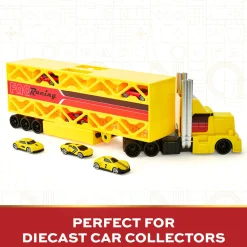 FAO Schwarz Camion giocattolo portamacchinine big cab auto hauler><noscript><img width=