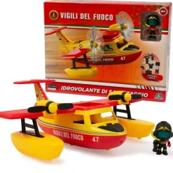 GIOCHI PREZIOSI Canadair vigili del fuoco con mini action hero – aereo anfibio con accessori> Action Figures