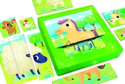LISCIANI Carotina baby 9 progressive puzzle fattoria> Primi Apprendimenti