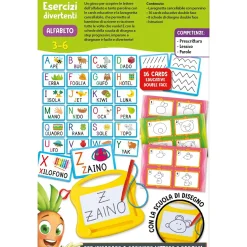 LISCIANI Carotina esercizi divertenti alfabeto> Primi Apprendimenti