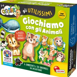 LISCIANI Carotina gli utilissimi giochiamo con gli animali> Primi Apprendimenti