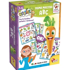 LISCIANI Carotina prima maestra abc – impara l’alfabeto con schede interattive> Giochi Per Imparare Le Lingue