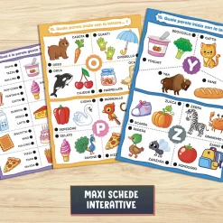 LISCIANI Carotina prima maestra maxi schede alfabeto e parole – gioco educativo interattivo> Giochi Per Imparare Le Lingue