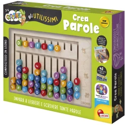 LISCIANI Carotina utilissimi crea parole – gioco di composizione parole educativo> Tablet E Giochi Interattivi|Primi Apprendimenti