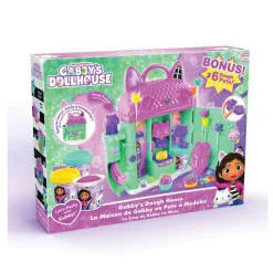GABBY'S DOLLHOUSE Casa di gabby in pasta modellabile – set casa magica con 3 personaggi e accessori – dai 3 anni in su><noscript><img width=