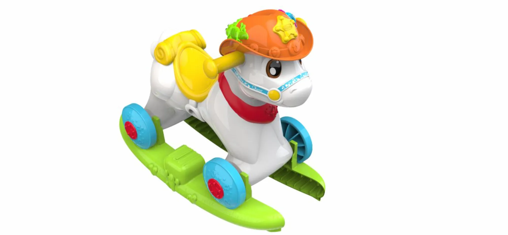 Chicco Cavalcabile baby rodeo & friends, made in italy, 1 – 3 anni> Cavalcabili E Primi Passi