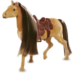 ANIMAL WORLD Cavallino giocattolo con criniera e coda da spazzolare – modelli assortiti –><noscript><img width=