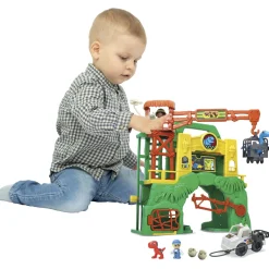 BABY SMILE Centro salva dinosauri – giocattolo interattivo dinosauri con luci, suoni e dino care center per bambini> Giochi Impilabili