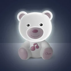 Chicco – luce notte orsetto rosa> Giochi Musicali