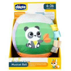 Chicco – palla musicale, 6-36mesi, linea baby sense&focus><noscript><img width=