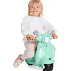 Chicco vespa primavera cavalcabile – moto giocattolo con luci, suoni, ruote rimovibili, max 25 kg – per bambini 1-3 anni, verde acqua><noscript><img width=