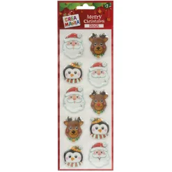 Christmas stickers 3d> Gadget