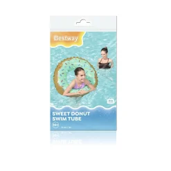 Bestway Ciambella gonfiabile “sweet donut” ®, dai 10 anni in su><noscript><img width=