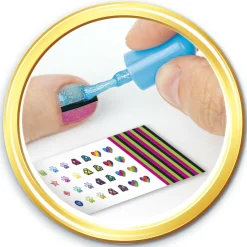 CRAZY CHIC Clementoni – 18730 – – nail art studio, set unghie per bambine><noscript><img width=