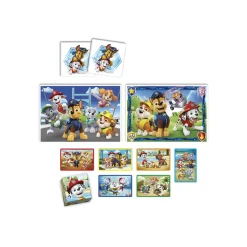 CLEMENTONI – 18291 – edukit 4 in 1  paw patrol con un puzzle da 30 pezzi e uno da 48, un memo e sei cubi><noscript><img width=