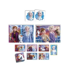 Disney Clementoni – 18292 – edukit 4 in 1  frozen  con un puzzle da 30 pezzi e uno da 48, un memo e sei cubi><noscript><img width=