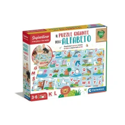 SAPIENTINO Clementoni – 16437 – puzzle gigante del alfabeto con maxi tessere> Puzzle Per Bambini