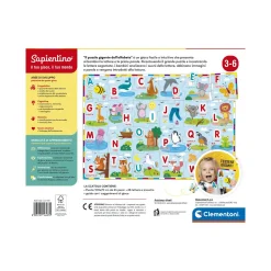 SAPIENTINO Clementoni – 16437 – puzzle gigante del alfabeto con maxi tessere><noscript><img width=